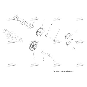 ENGINE, CAMSHAFT & GEARS