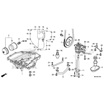 OIL PAN@OIL PUMP