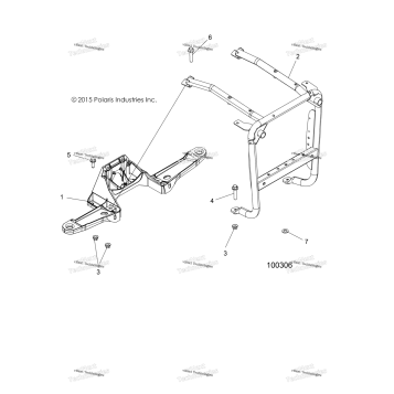 BODY, FRONT RACK SUPPORT
