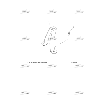 CHASSIS, FUEL TANK SUPPORT BRACKET