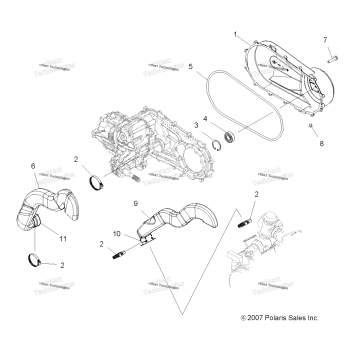BODY, CLUTCH COVER