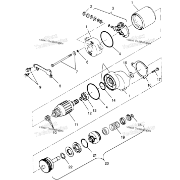 STARTING MOTOR 2X4 400L
