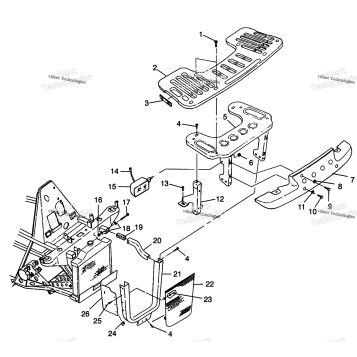 FRONT RACK & BUMPER MOUNTING XPLORER 400L