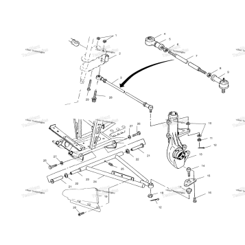 AARM/STRUT MOUNTING A99CH50EB