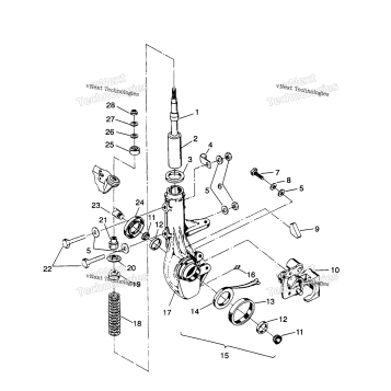 FRONT STRUT ASSEMBLY SPORTSMAN 4X4