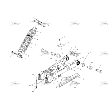 SWING ARM/SHOCK MOUNTING