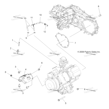 ENGINE, MOUNTING