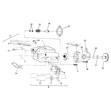 REAR BRAKE ASSEMBLY NORWEGIAN 6X6