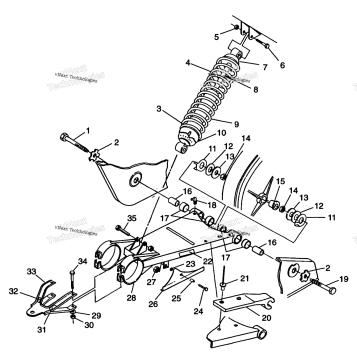 SWING ARM/SHOCK MOUNTING XPRESS 300