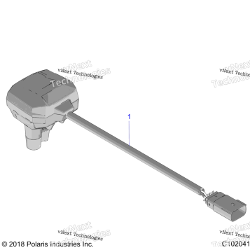 STEERING, CONTROLS, THROTTLE ASM. & CABLE A19SDE57F1/SDA57F1