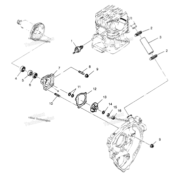 WATER PUMP 2X4 400L