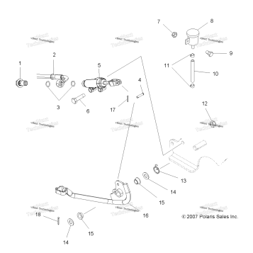 BRAKES, FOOT PEDAL & MASTER CYLINDER