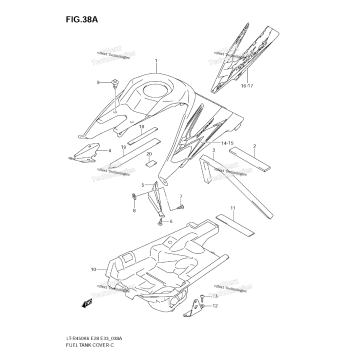 FUEL TANK COVER (MODEL K8)