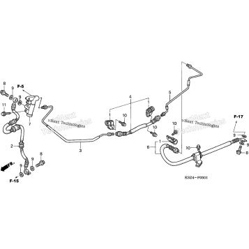 REAR BRAKE PIPE