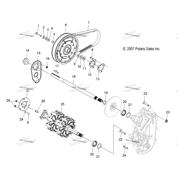 DRIVE TRAIN, DRIVE SHAFT & JACKSHAFT