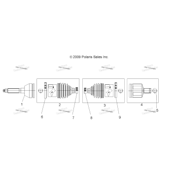 DRIVE TRAIN, FRONT DRIVE SHAFT