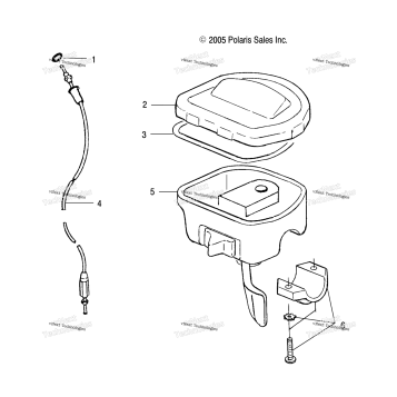 CONTROLS, THROTTLE ASM./CABLE