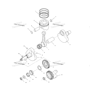 CRANKSHAFT & PISTON A02CD50AA/AB/FB