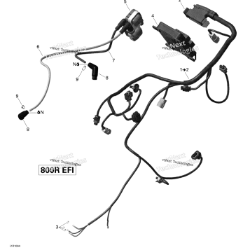 ENGINE HARNESS AND ELECTRONIC MODULE V1