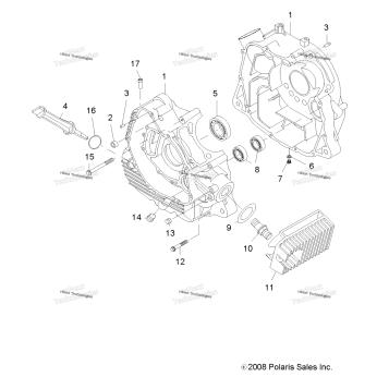 ENGINE, CRANKCASE