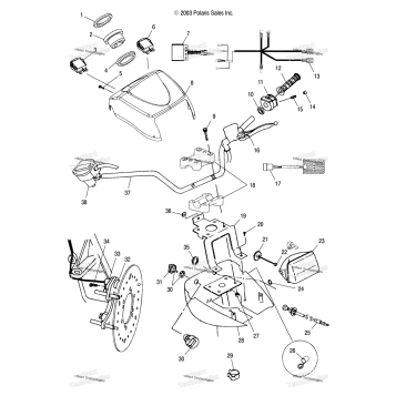 HANDLEBAR AND HEADLIGHT POD