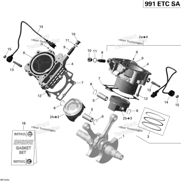 CYLINDER AND PISTON