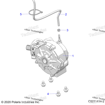 DRIVE TRAIN, FRONT GEARCASE MOUNTING