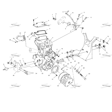 ENGINE MOUNTING A99CH45IA