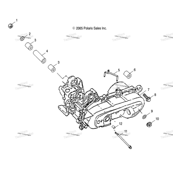 ENGINE BRACKET /CB/CC/CD