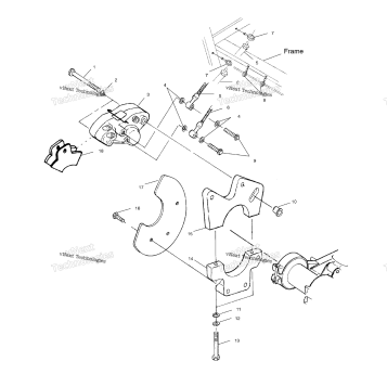 REAR CALIPER MOUNTING /AB