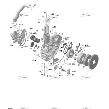 PTO COVER AND MAGNETO