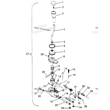 SHIFT LINKAGE ASSEMBLY 4X4 300