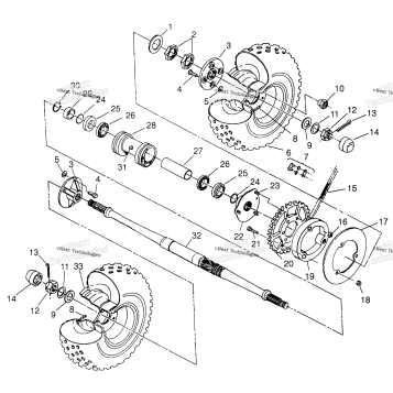 REAR WHEEL DRIVE W968540