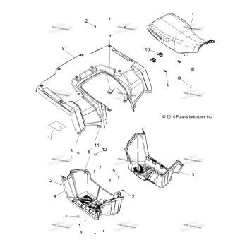 BODY, REAR CAB, SEAT & FOOTWELLS