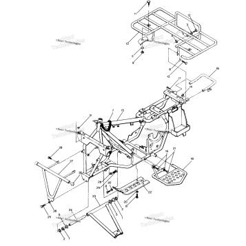 FRAME ASSEMBLY WITH RACKS