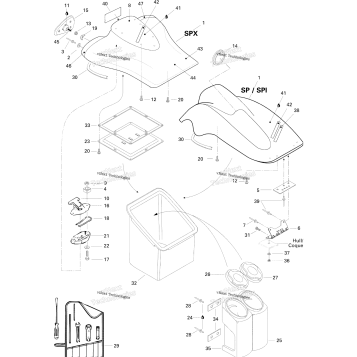 FRONT STORAGE COMPARTMENT SPI