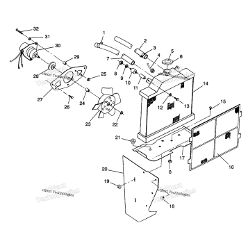 COOLING SYSTEM 6X6 350L