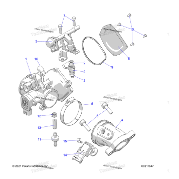ENGINE, THROTTLE BODY & FUEL RAIL