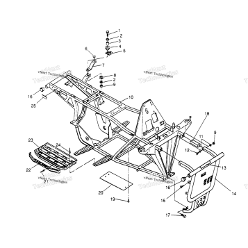 FRAME ASSEMBLY SPORT 400L