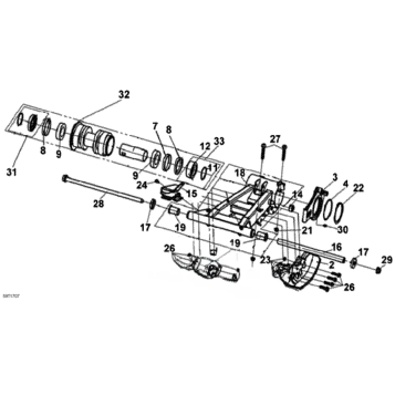 REAR SWING ARM NORTH AMERICA