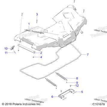 BODY, STORAGE, FRONT A19SDE57F1/SDA57F1