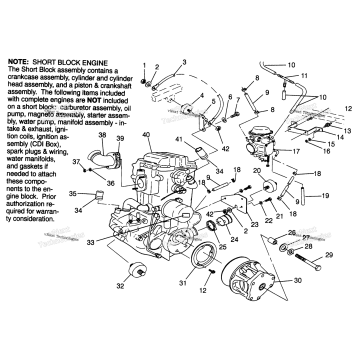 ENGINE MOUNTING MAGNUM 4X4 & SWEDISH MAGNUM 4X4 S968144