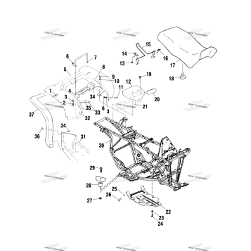REAR CAB AND SEAT A02CB32AA/AB/FC