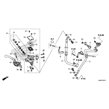 FRONT BRAKE MASTER CYLINDER (2)