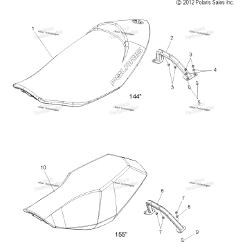 BODY, SEAT ASM. ALL OPTIONS