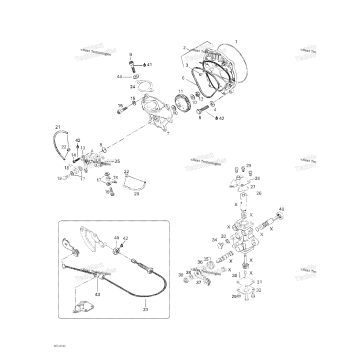 OIL INJECTION SYSTEM, OIL PUMP, ROTARY VALVE