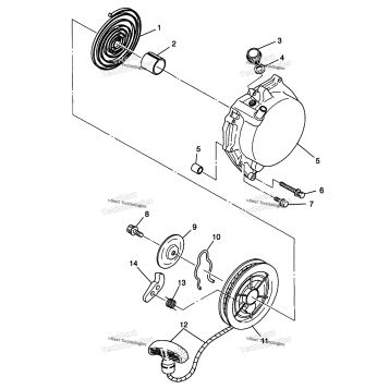 RECOIL STARTER XPLORER 400L