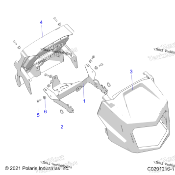 BODY, HEADLIGHT POD