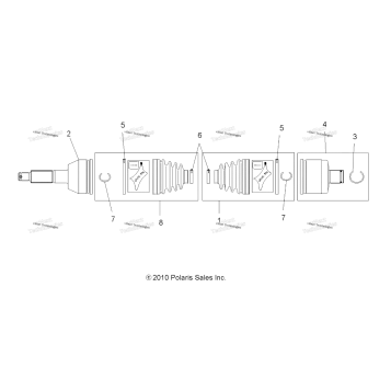 DRIVE TRAIN, REAR DRIVE SHAFT