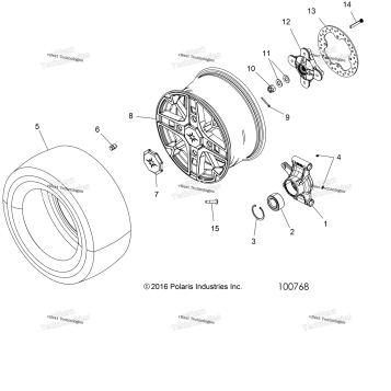 WHEELS, REAR & HUB A17SXE85AB/AM/AS/A9